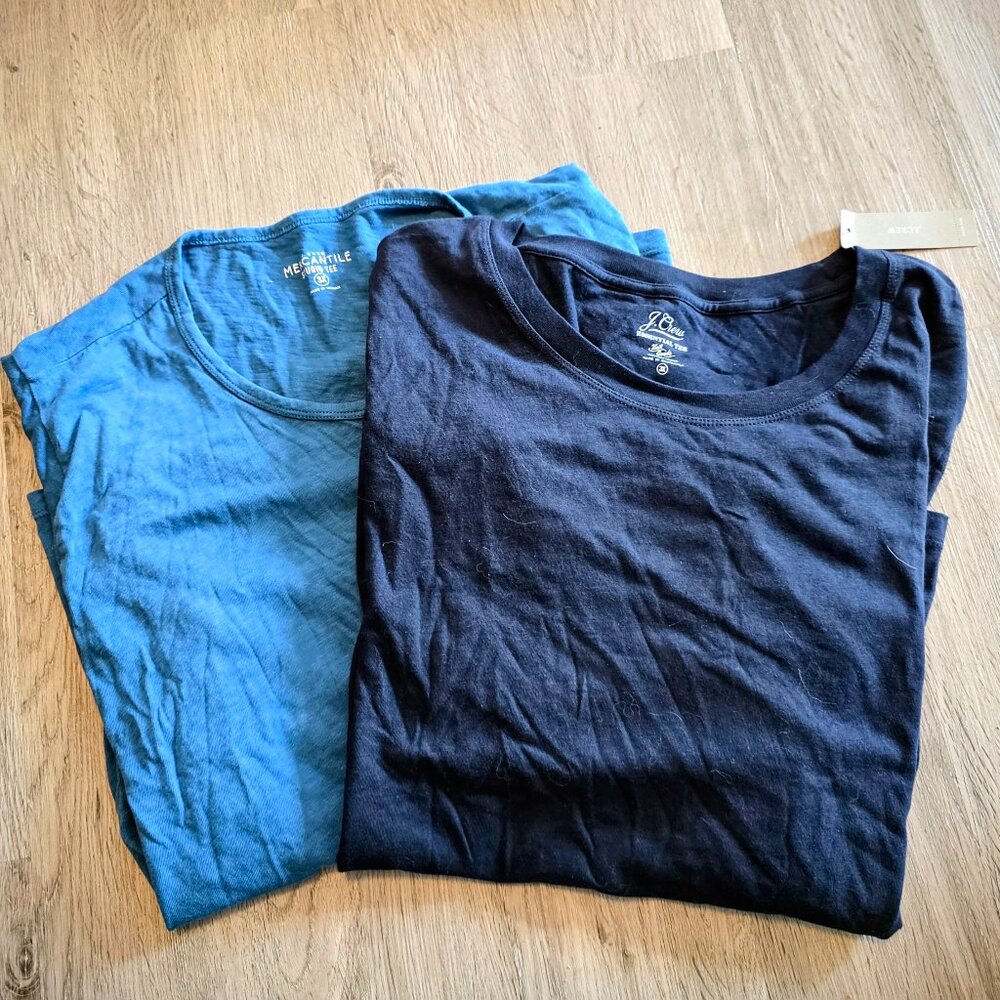 2 J Crew tees Sz. 3X